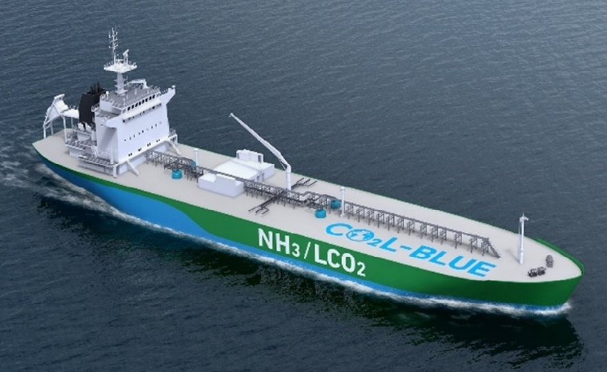 ClassNK issues approval in principle (AiP) for Ammonia and Liquefied CO2 Carrier developed by Mitsubishi Shipbuilding and NYK Line